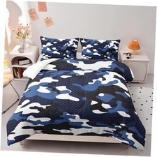 Blue Camo Bedding Set Size,u Camouflage Comforter Set Twin Blue and White Camo