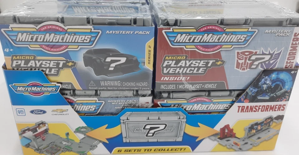 Hasbro Micro Machines Transformers Mystery Pack Complete Set of 12 & Display Box - Image 2 of 4
