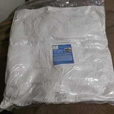 New Interior Linens Goose Down Feather 26" X 26" Jumbo High Quality White Pillow