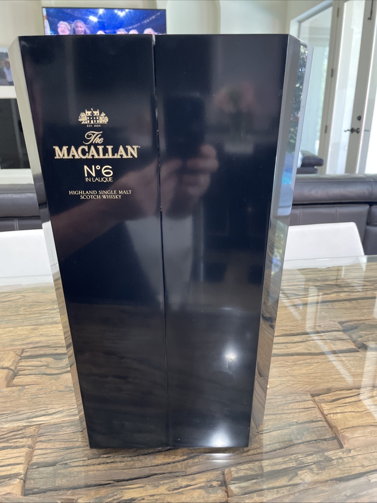 MACALLAN NO. 6 Highland Single Malt With. **CASE, BOTTLE & GLASS STOPPER ONLY**