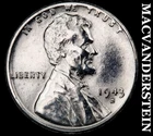 1943-S Lincoln Wheat Cent - Re-processed  Scarce  High Grade  No Reserve  #K2604