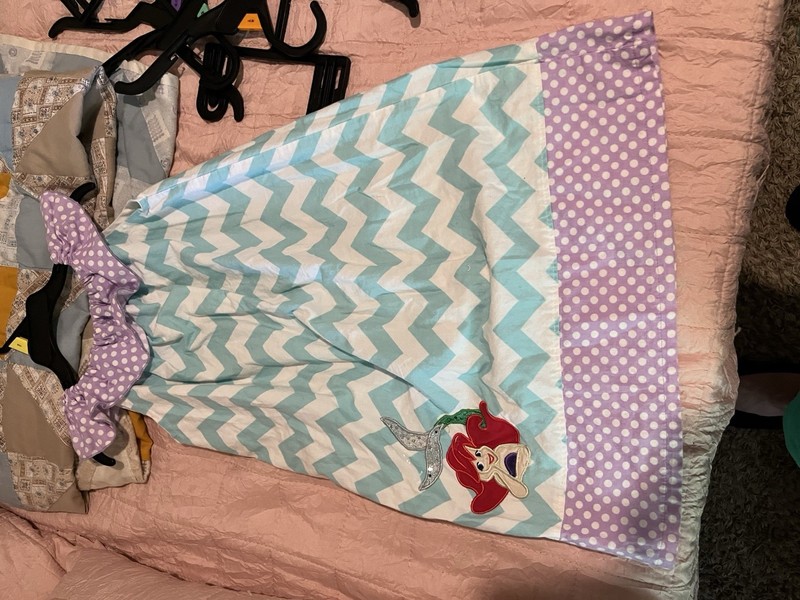 Tip Top Kids Etsy Disney Princess Ariel Size 6 Dress