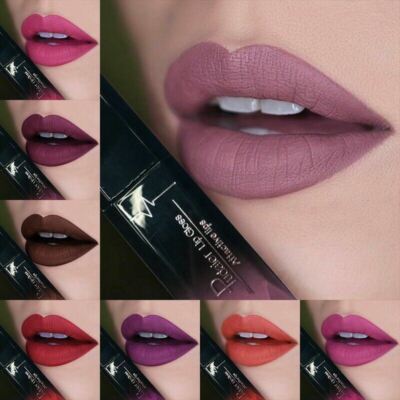 Pudaier Long Lasting Liquid Lipstick Waterproof Matte Velvet Lipgloss Make Up