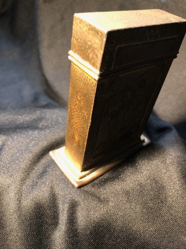 Embossed metal playing card case - Made in Japan ASA HIHIHIHI circa 1940's-50's - Picture 9 of 9