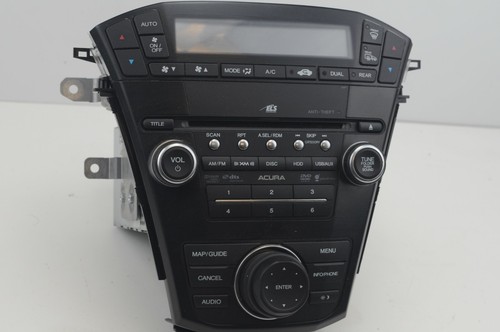 ✅ 10 -13 ACURA MDX RADIO CD PLAYER DISK CHANGER CLIMATE CONTROL MAP GUIDE W/CODE - Picture 3 of 7