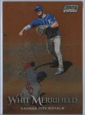 2019 Topps Stadium Club SCC69 Whit Merrifield Chrome parallel Royals