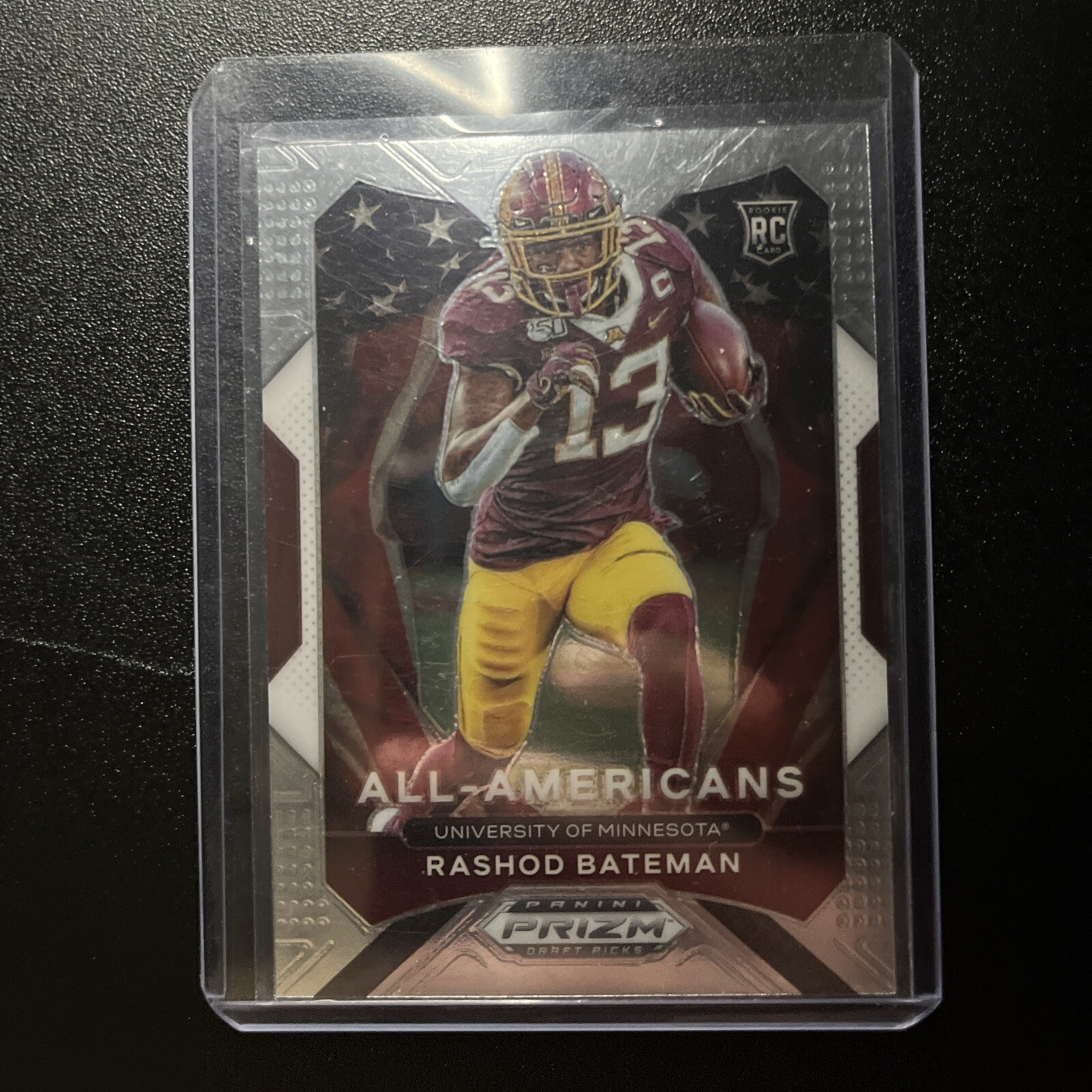 Rashod Bateman 2021 Prizm Draft Picks All-Americans #196 ROOKIE RC Ravens