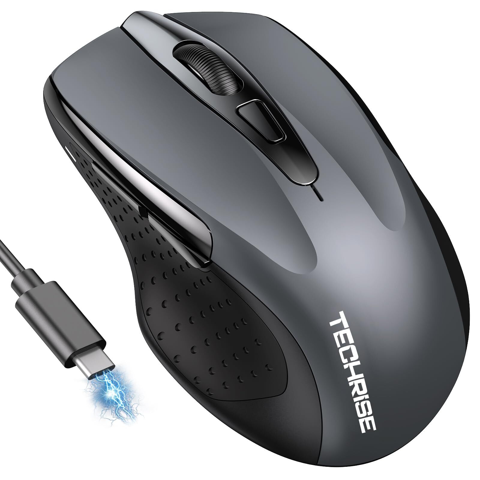 BT5.0/3.0 & 2.4G Rechargeable Wireless Bluetooth Mouse for Laptop 4800-image