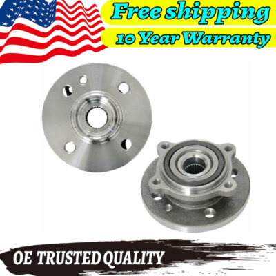 Set of 2 Front Wheel Hub and Bearing Assembly for 2007 08-2015 Mini Cooper w/ABS