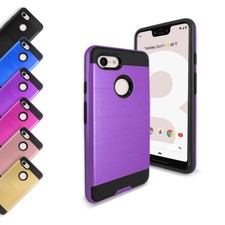 For Google Pixel 3 Case Armor Slim Hybrid Shockproof Case Cover