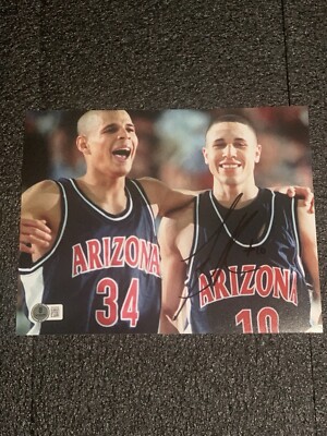 Maillot De Basket Signé Par Mike Bibby - Équipe D'Arizona College, Taille XL - Authentifié JSA