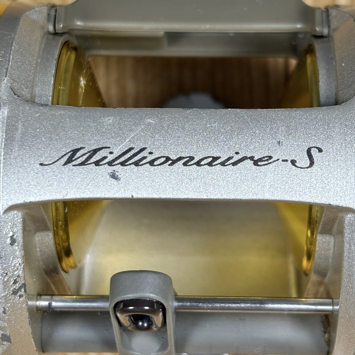 Vtg Gold DAIWA Millionaire S 300 Fishing Reel Baitcast Levelwind