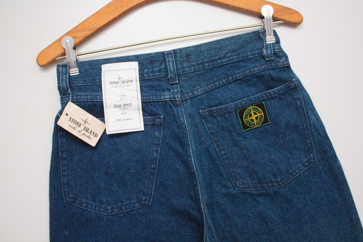 Stone Island Denim Blue Vintage Jeans Made In Italy | eBay 