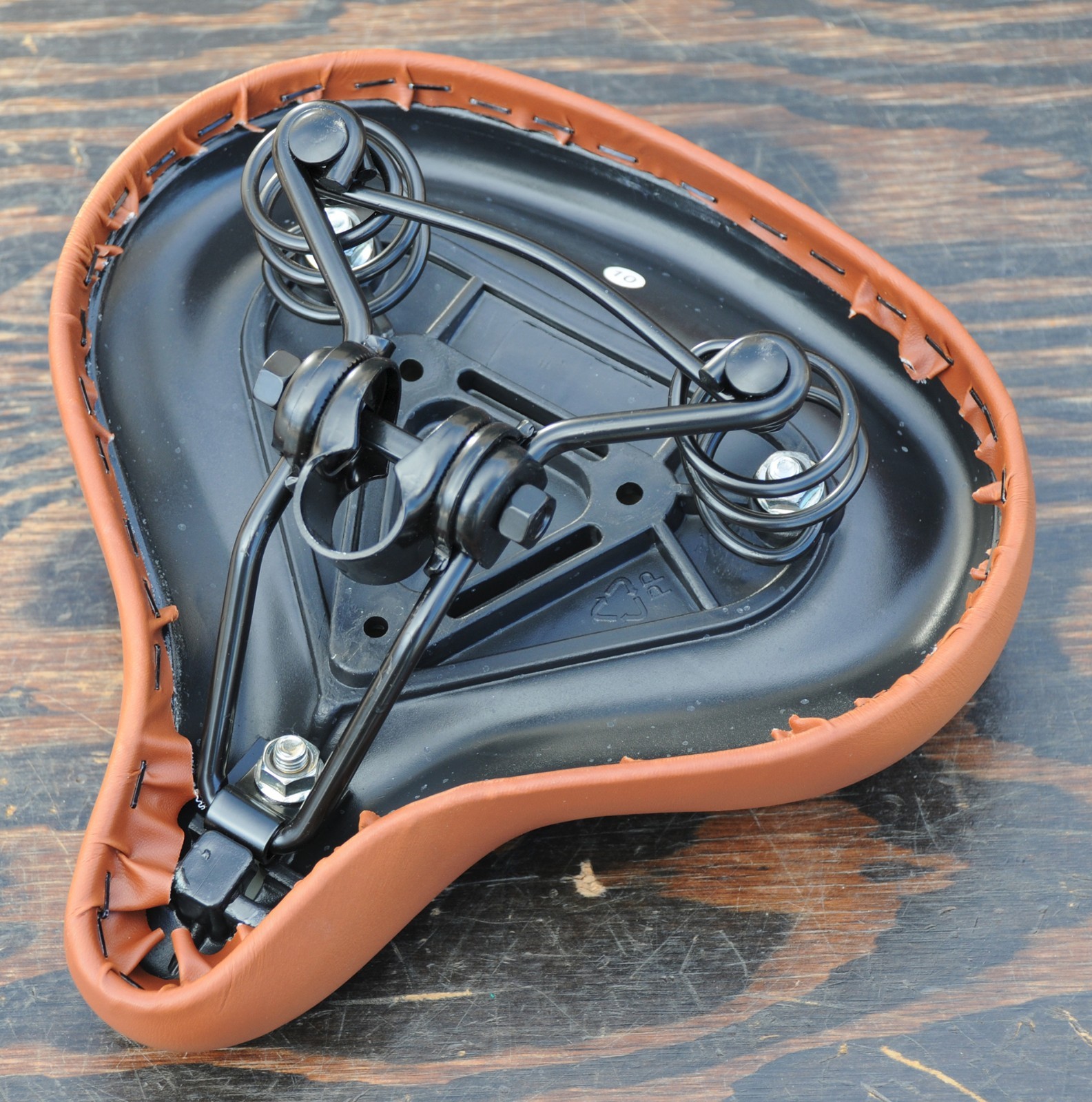 Brown Cruiser Bicycle SADDLE Budg Vintage Schwinn Beach Bike Townie