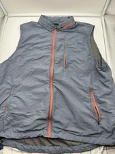 The Normal Brand Running Vest Full Zip Men's Size XL Blue Lightweight Golf