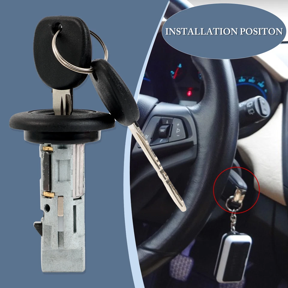 Car Ignition Lock Cylinder For Chevy S10 Pickup Yukon Suburban GMC H2 Silverado - Image 3 of 4