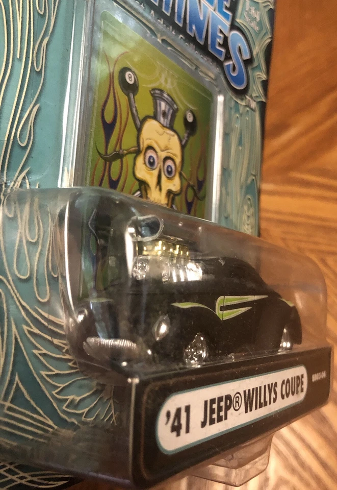 FUNLINE MUSCLE MACHINES ADULT BLVD BLASTERS '41 JEEP WILLYS COUPE NIP 1:64 - Image 2 of 4