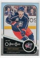 Matt Calvert 11-12 O-Pee-Chee OPC Base Common #71 Columbus Blue Jackets
