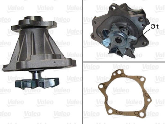 Pompe à eau Valeo 506394 pour réparer les fuites de refroidissement moteur
