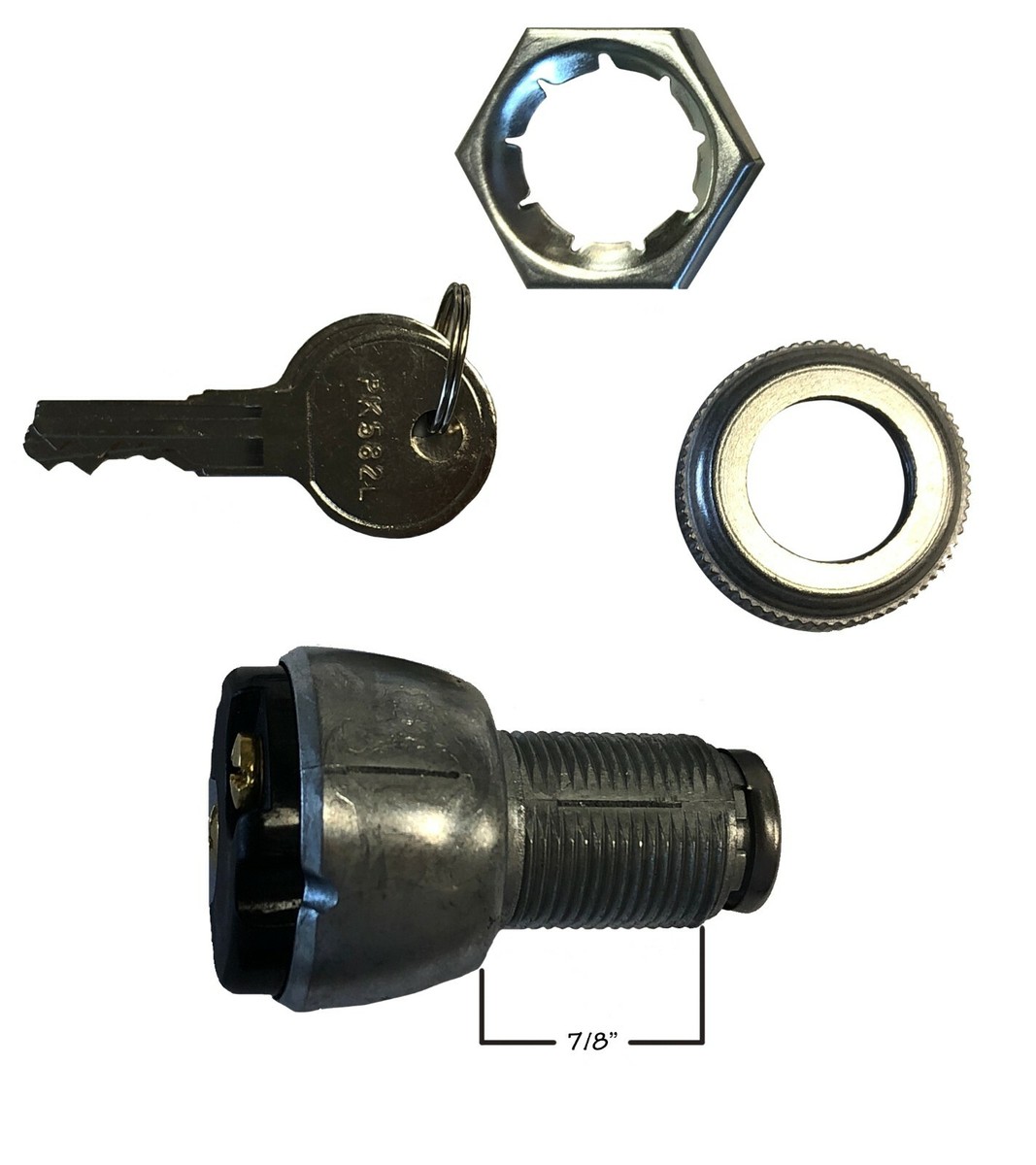 5pc Interruttore Chiave Per Taylor Dunn 71-120-90 7112090 - Foto 3