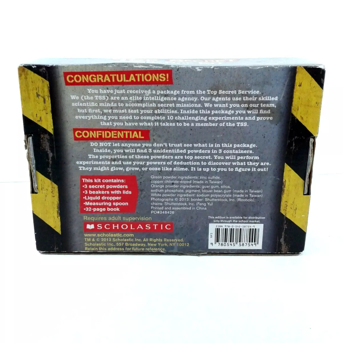 Top secret science kit hotsell