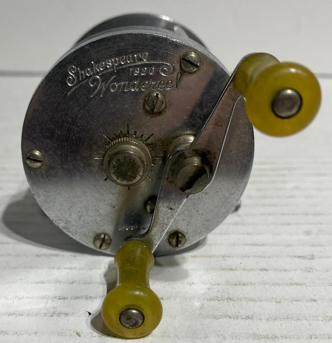 Moulinet De Pêche Vintage Shakespeare - Modèle Wonderel GA - Années 1920 - USA