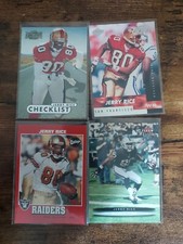 Jerry Rice, San Francisco 49ers, 28 football card lot