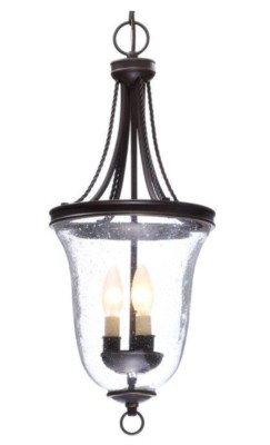 Progress Lighting Fiorentino Collect. 3-Light Forged Bronze Foyer ...