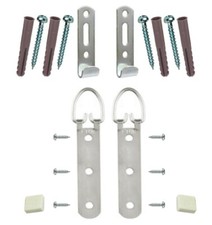 Picture Mirror Hangers Heavy Duty Large Frame Kit with Fittings for Hard Wall