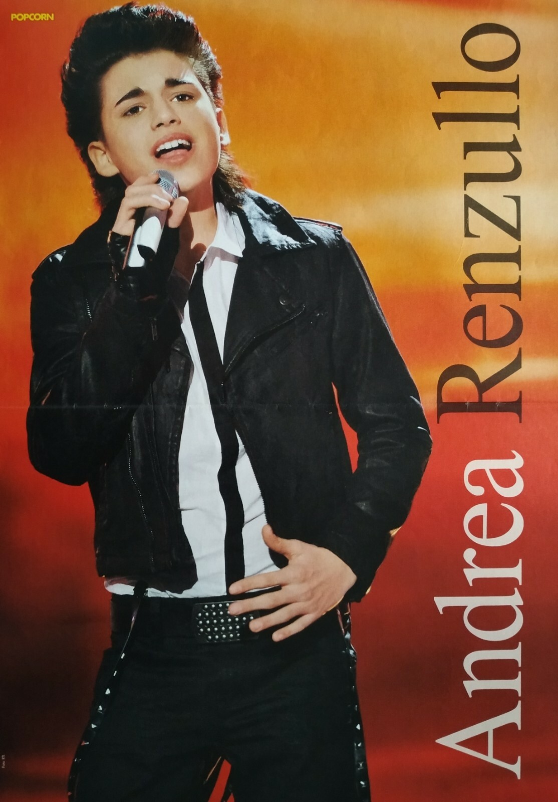 ANDREA RENZULLO - A3 Poster (ca. 42 x 28 cm) - DSDS Clippings Fan ...