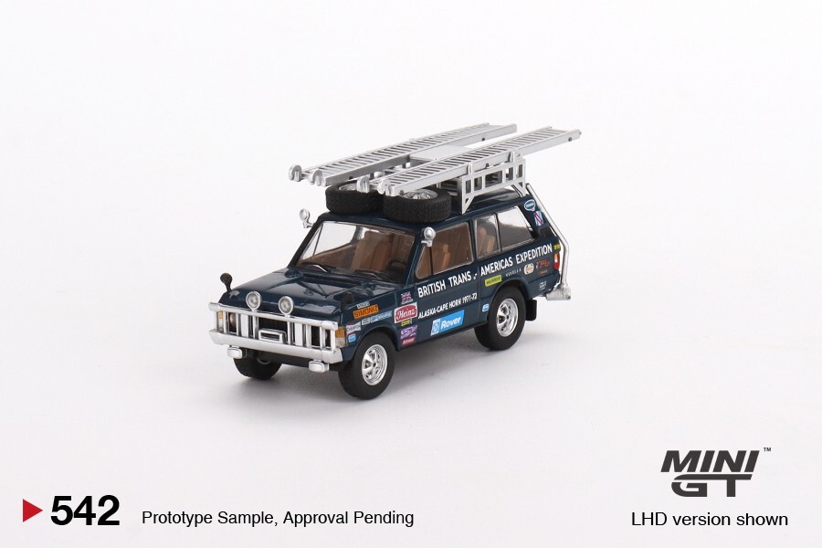 MINI GT 1/64 Range Rover 1971 British Trans-Americas Expedition