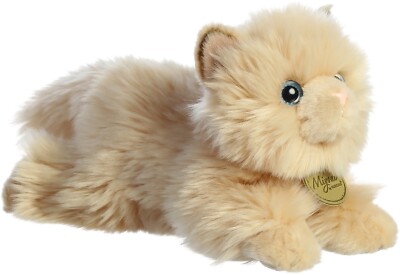 Aurora - Small Brown Miyoni - 8.5'' Persian Cat - Adorable Stuffed Animal