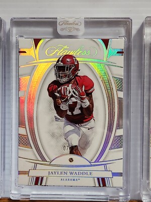 Jaylen Waddle 2023 Flawless Collegiate Football ENCASED DIAMOND