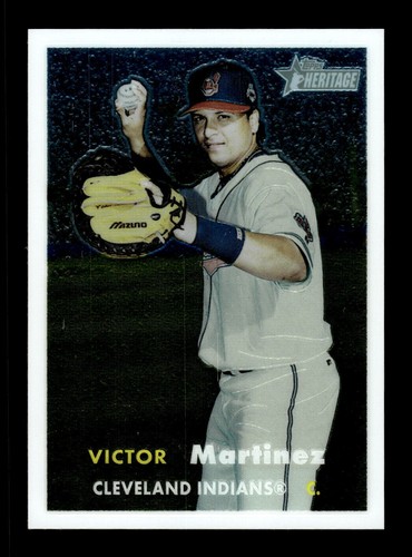 2006 Topps Heritage Chrome Victor Martinez #38 card
