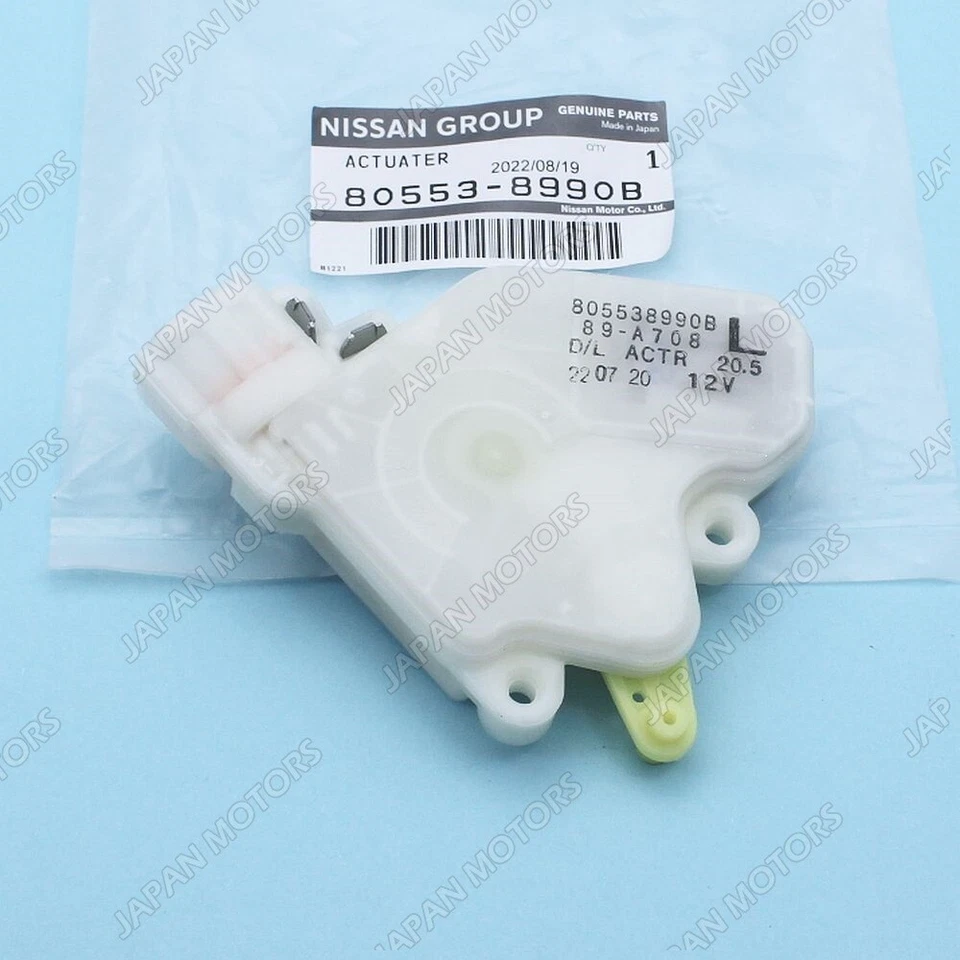 💯 Conjunto de actuador de cerradura de puerta delantera izquierda original Nissan Máxima Infiniti J30 I30 Foto 3 de 4