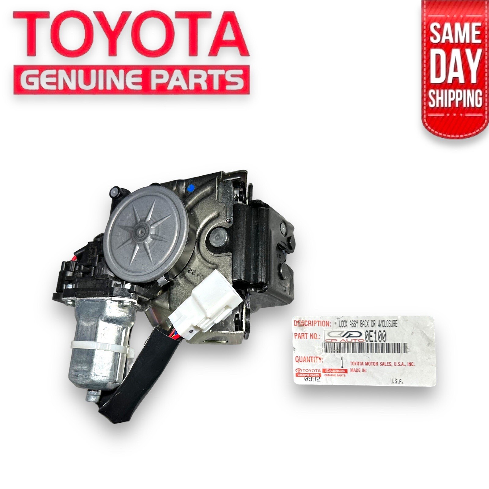 10 19 TOYOTA HIGHLANDER LIFTGATE TRUNK BACK DOOR LOCK ACTUATOR MOTOR