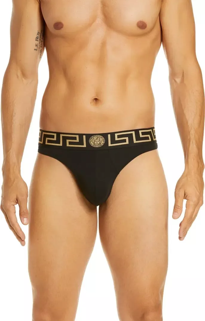 Tanga Versace Venda Portugal - Greca Border Homem Vermelhas