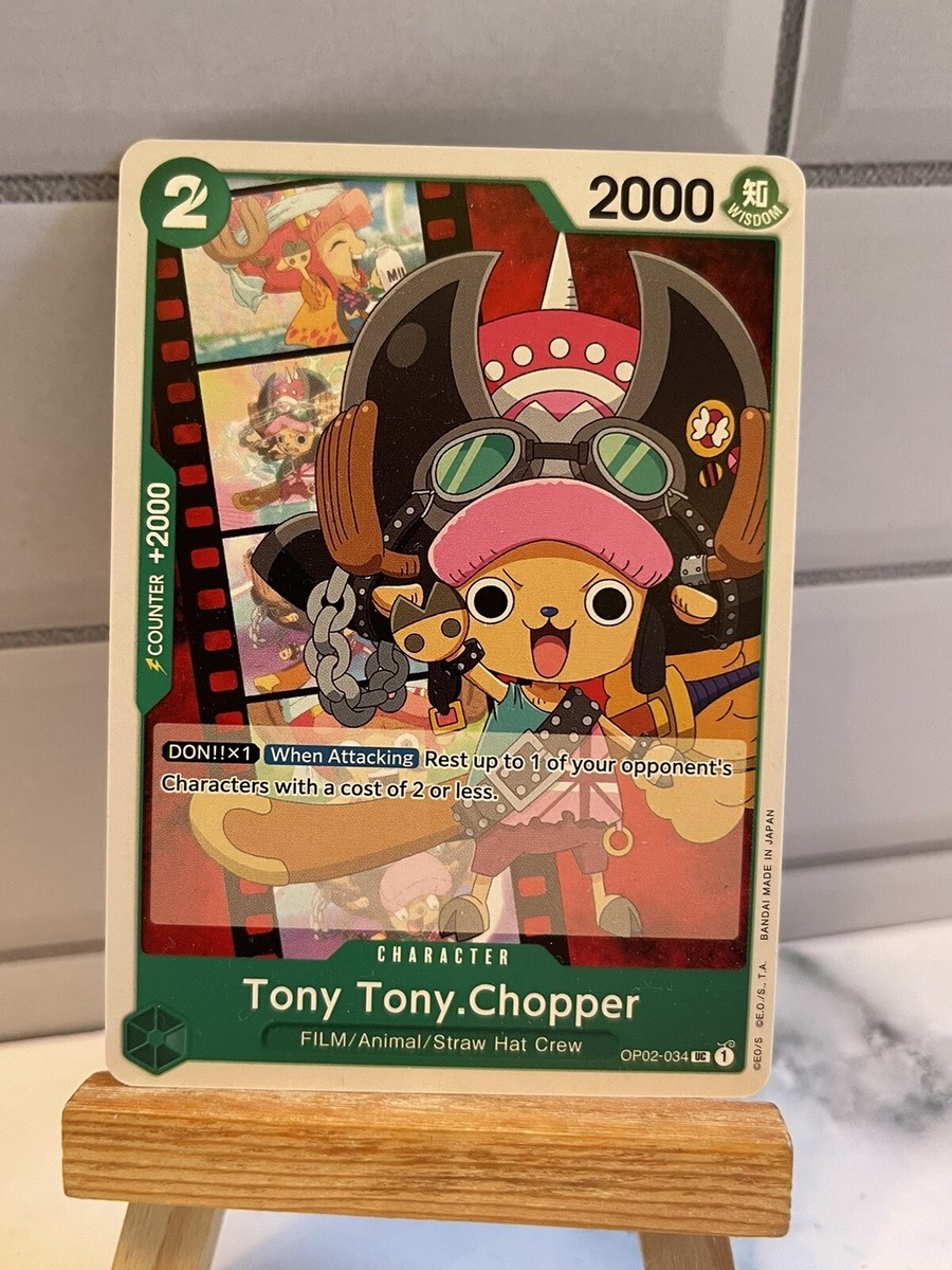 Tony Tony.Chopper - OP02-034 Paramount War, One Piece TCG | eBay