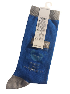 NEW ~ Hot Sox ~ Women's Single Pair Crew Socks ''Cancer'' Zodiac ~ Blue 9-11