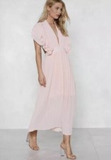 Nasty Gal Backstage Allyson Collection Dress Pink Medium BNWT