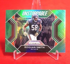 Roquan Smith Unstoppable Green Prizm 2020 Football Card #1
