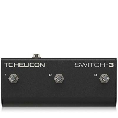 【お買い得】TC-HELICON Switch3 フットスイッチ TC-Helicon Switch-3 3 Button Footswitch Reviews | Sweetwater
