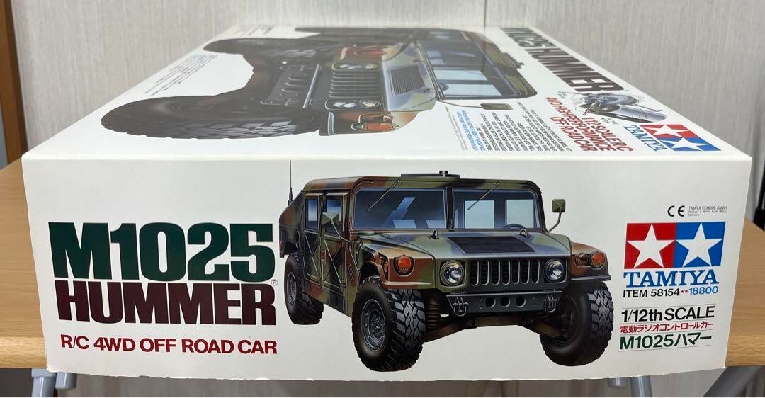 Tamiya M1025 Hummer 1/12 Scale RC 4WD OFF Road Military Car