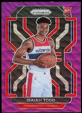 2021 Panini Prizm #299 Isaiah Todd Purple Wave Rookie RC Washington Wizards
