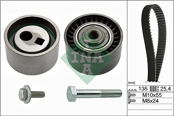530 0095 10 INA Timing Belt Set for CITROËN,FIAT,LANCIA,PEUGEOT