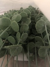 24Pcs Artificial Eucalyptus Leaves Stems 14  Tall Greenery Decor Faux Eucalyptus