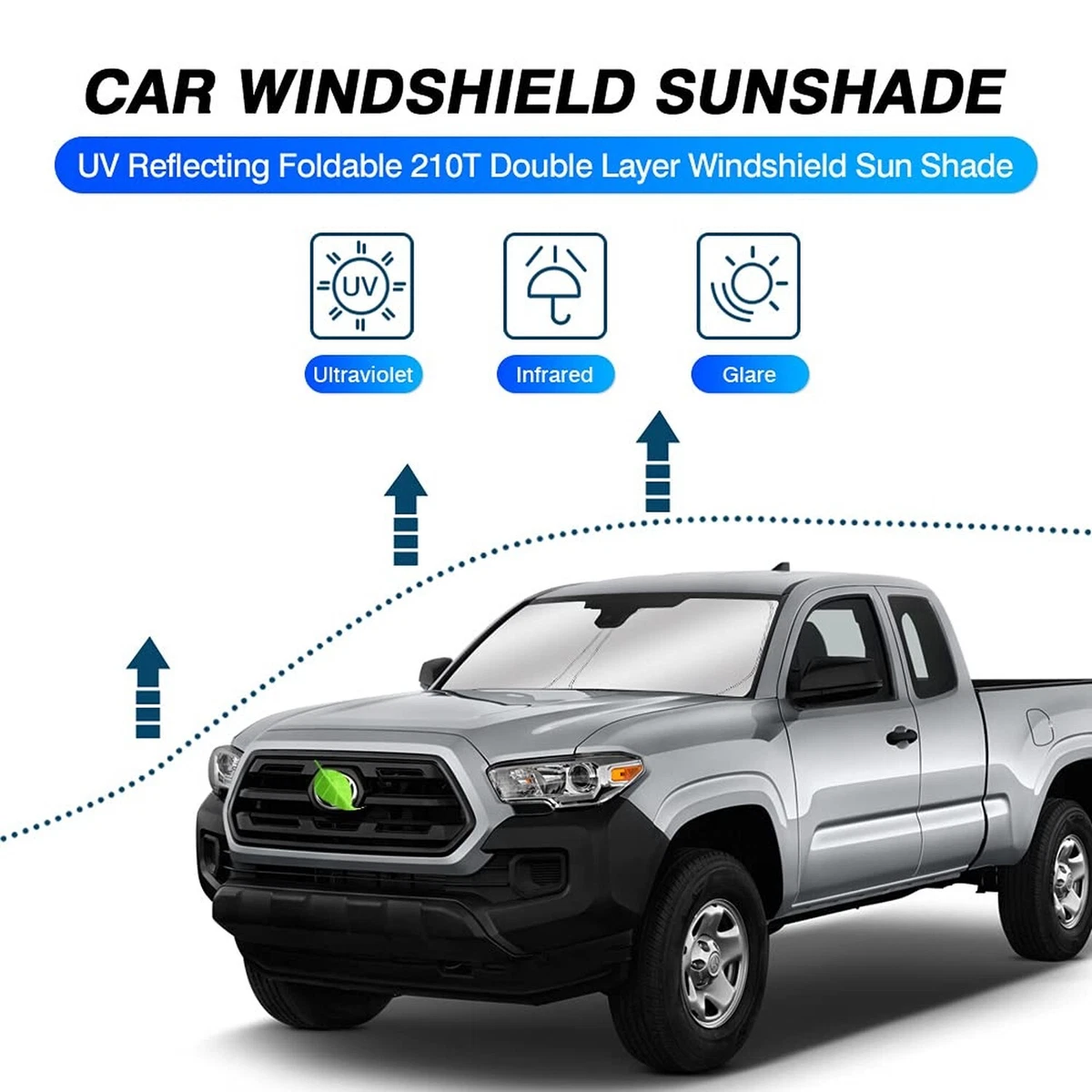 Tacoma windshield 2024 sun shade