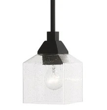 Livex Lighting 49761 Aragon 5"W Mini Pendant - Black
