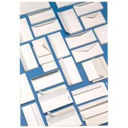 50 Buste Postali Bianche 7,5x9,5 Pollici &ndash; Sigillanti, In Polietilene, 2