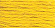 DMC 116 8-444 Pearl Cotton Ball Size 8 87yd-Dark Lemon